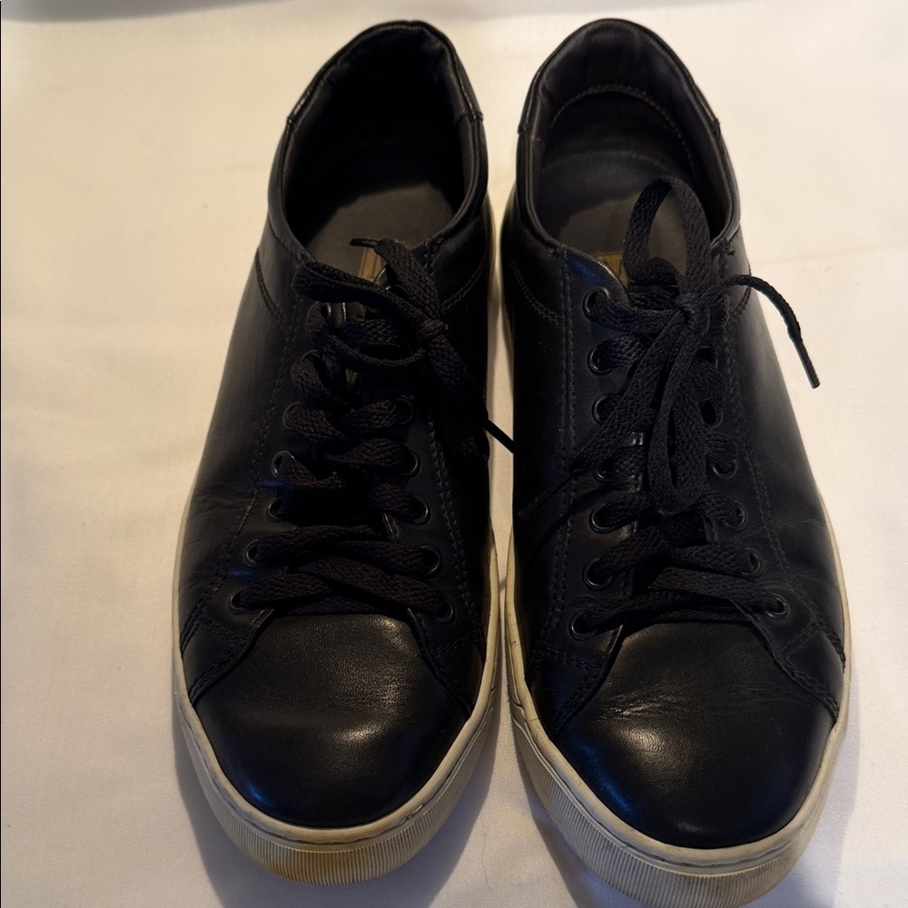 Bruno Magli Black Leather Sneakers